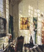 Sir William Orpen The Studio oil